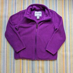 Amazon purple fleece jacket XS 4-5